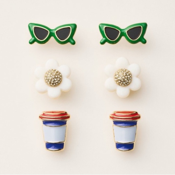 kate spade Jewelry - NIB Kate Spade Earring Trio